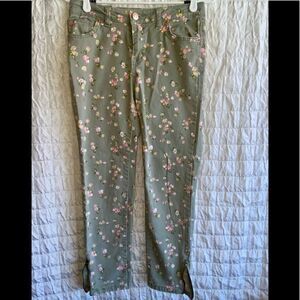 CHEROKEE SUPER skinny floral jeans